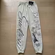 Mixed Emotion Brand Graffiti Grey Tracksuit