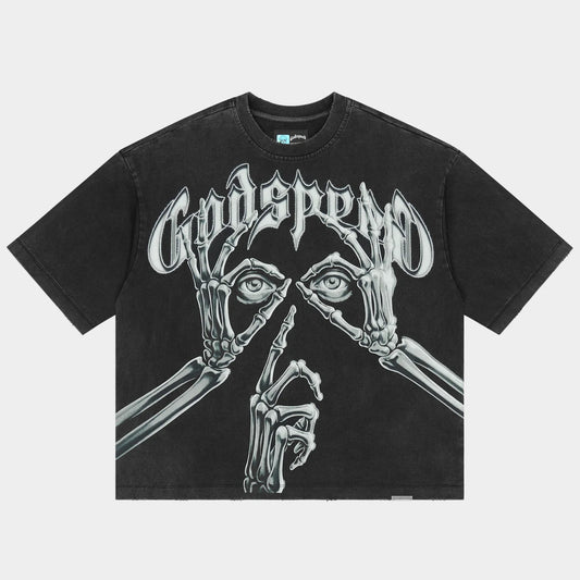 Silencio T-shirt (Black Wash)